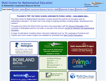 Tablet Screenshot of mathshell.org